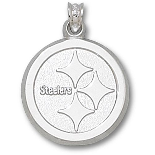 Unisex Nfl Pittsburgh Steelers Logo Pendant - Silver