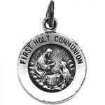 New Sterling Silver Frst Holy Communion Pendant - 15mm