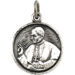 Unisex Pope John Paul Pendant Sterling Silver Medal