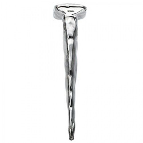 Sterling Silver Unisex Nail Pendant 29mm - Religious