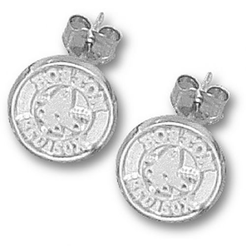Ladies Sterling Silver Boston Red Sox Post Earrings