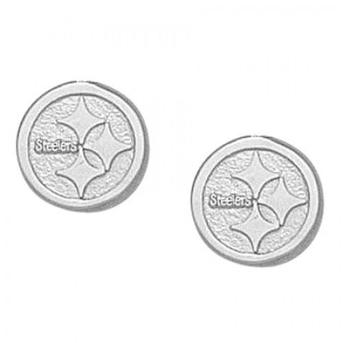 Sterling Silver Pittsburgh Steelers Post Earrings