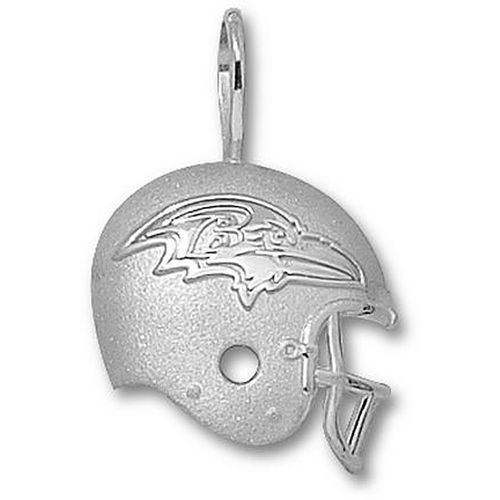 Sterling Silver Baltimore Ravens Helmet Pendant