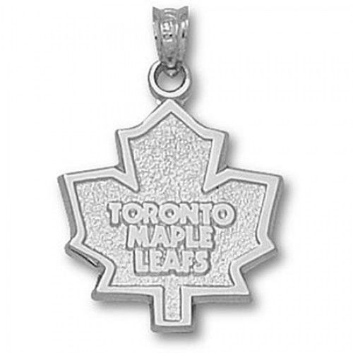 Sterling Silver Toronto Maple Leafs Emblem Pendant