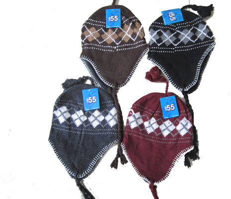 Adult Winter Scandinavian Ear Flap Hat Case Pack 120