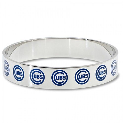 Unisex Chicago Cubs Enamel Team Bracelet Mlb Official