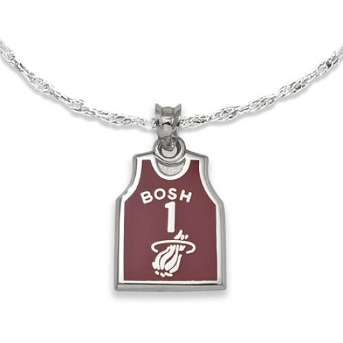 #1 Bosh Jersey Enamel Pendant - Nba Miami Heat - Unisex