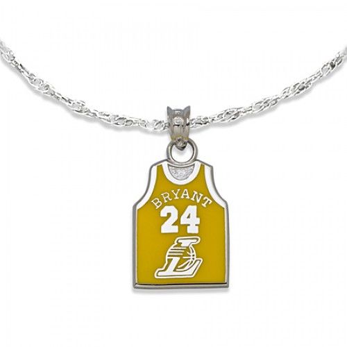 #24 Bryant Jersey Enamel Pendant Nba Los Angeles Lakers
