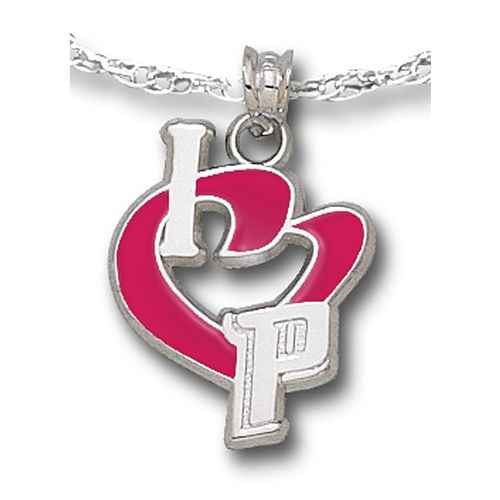 I Heart Pistons Enamel Pendant - Nba Detroit Pistons