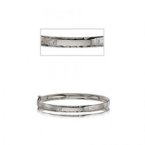 Childs Bangle Bracelet in Polished Sterling Silver New
