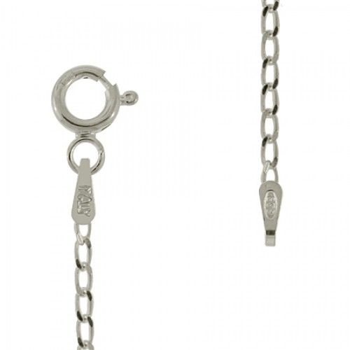 Curb Link Necklace in Fine Sterling Silver - Ladies New