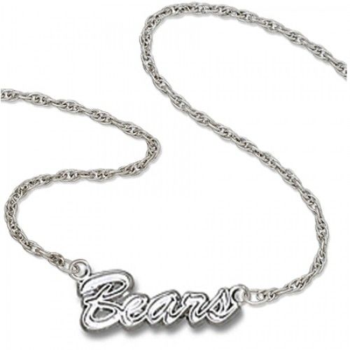 Nfl Chicago Bears Script Necklace Sterling Silver