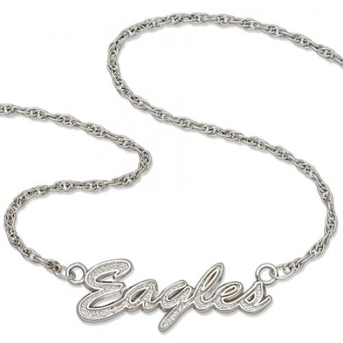 Nfl Philadelphia Eagles Script Necklace Sterling Silver