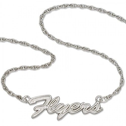 Nhl Philadelphia Flyers Script Necklace Sterling Silver