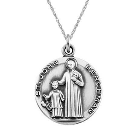 St. John Berchman Pendant Medal - Sterling Silver
