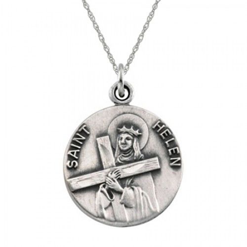 St. Helen Pendant Medal - Sterling Silver