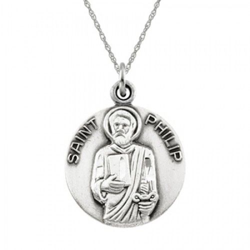 St. Philip Pendant Medal - Sterling Silver