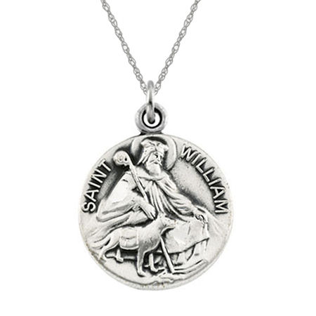 St. William Pendant Medal - Sterling Silver