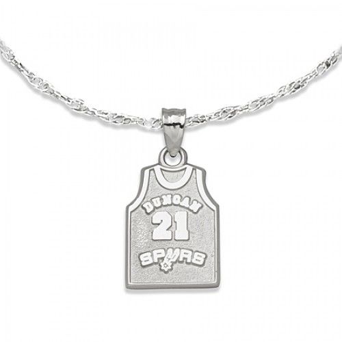 #21 Duncan Jersey Pendant Nba San Antonio Spurs Unisex