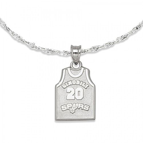#20 Ginobili Jersey Pendant - Nba San Antonio Spurs