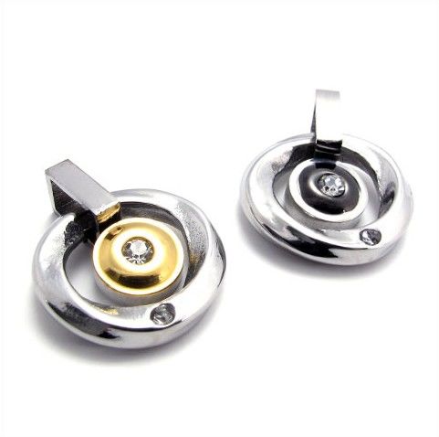 Men & Woman's Titanium Steel Diamond Styled Pendants