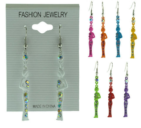 Silvertone French Hook Earrings Case Pack 60