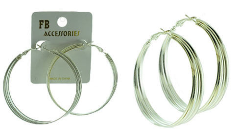 Hoop Earrings Case Pack 60
