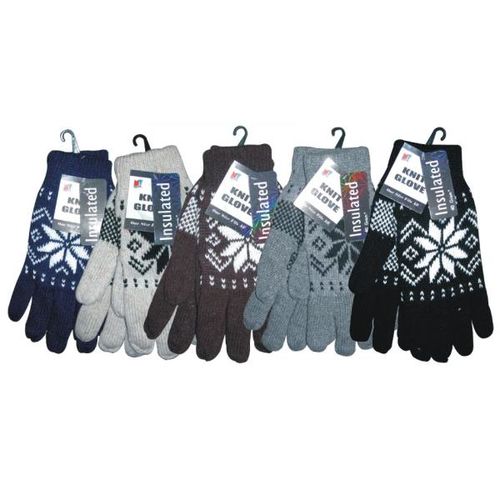 Knitted Gloves for Men Case Pack 144