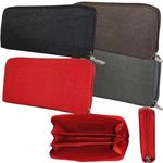 Womens One Zip Fashionable Wallets Case Pack 12