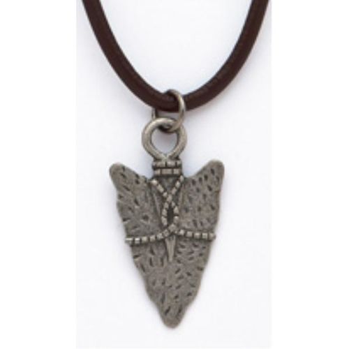 Genuine Leather Cord Necklace- Arrow Head Case Pack 12