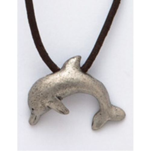 18"" Genuine Leather Cord Necklaces- Dolphin Case Pack 12