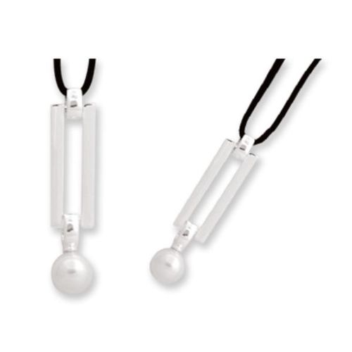 Silver Pearl Pendant Case Pack 36