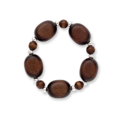 Wood Stretch Bracelet Case Pack 24