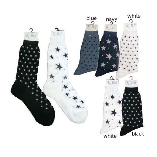 Crew Dress Socks- Star Design Case Pack 96