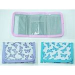 Assorted Color Glitter Butterfly Wallet Case Pack 144