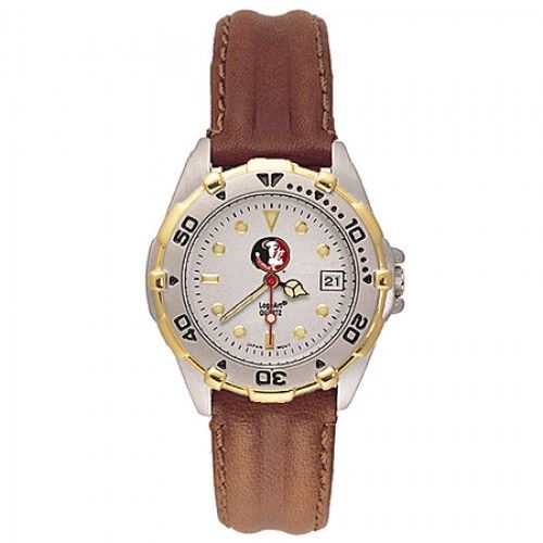 Ladies' Leather Strap Florida State University All Star Watch