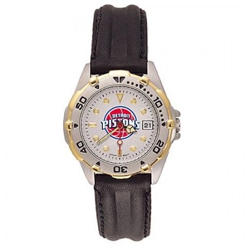 Ladies Leather Detroit Pistons All Star Watch