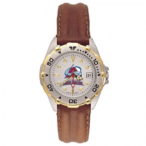Ladies Leather Colorado Avalanche All Star Watch