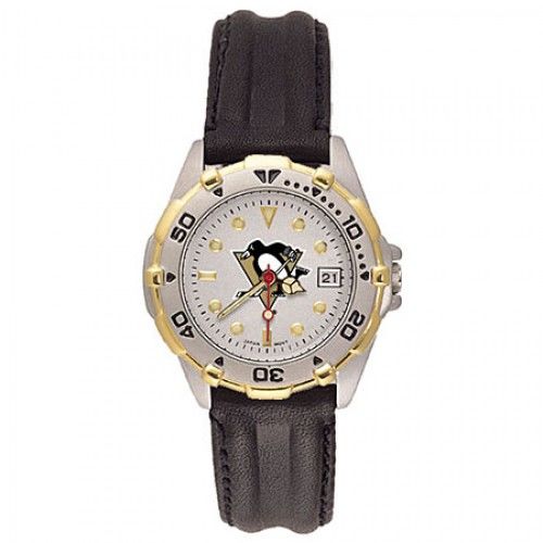Ladies Leather Pittsburgh Penguins All Star Watch