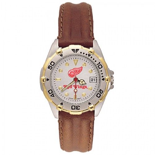 Ladies Leather Detroit Red Wings All Star Watch