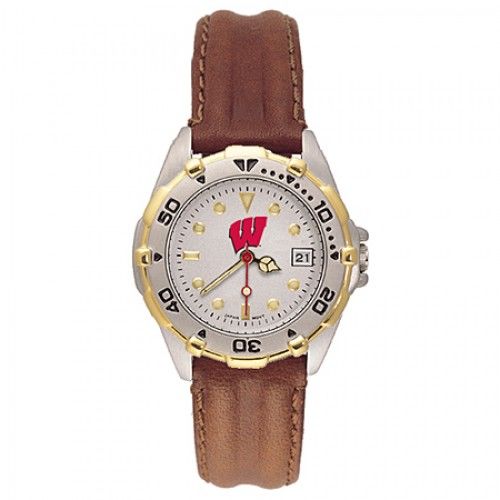 Ladies' Leather University of Wisconsin All Star Watch