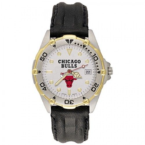Mens All Star Chicago Bulls Leather Watch