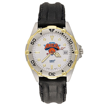 Mens All Star New York Knicks Leather Watch