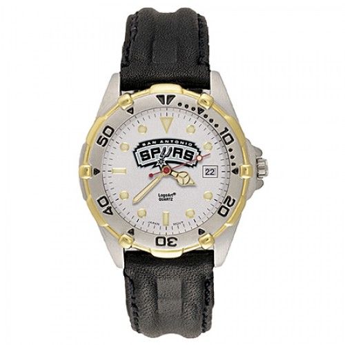 Mens All Star San Antonio Spurs Leather Watch