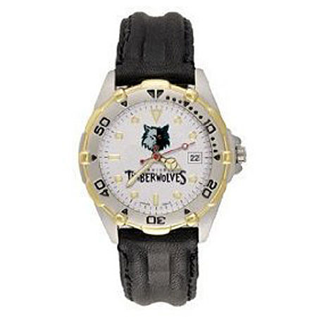 All Star Minnesota Timberwolves Leather Watch