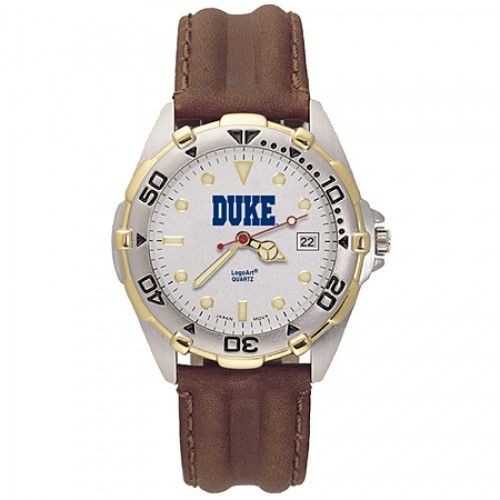 Mens All Star Duke University Leather Watch