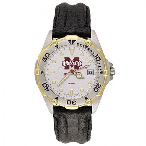 Mens All Star Mississippi State Leather Watch