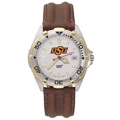 Mens All Star Oklahoma State Leather Watch
