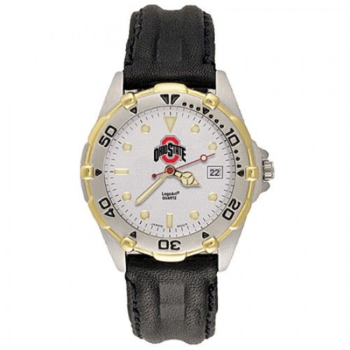 Mens All Star Ohio State University Leather Watch