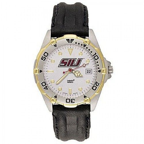 Mens All Star Southern Illinois Univ Leather Watch